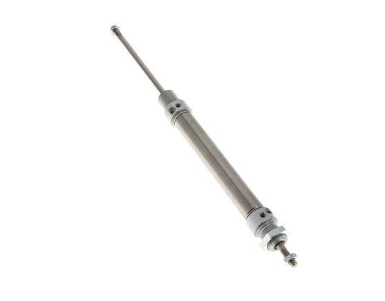 ISO 6432 Runder doppeltwirkender Zylinder 16-80mm - magnetisch - dämpfend - Außengewinde - Doppelstange