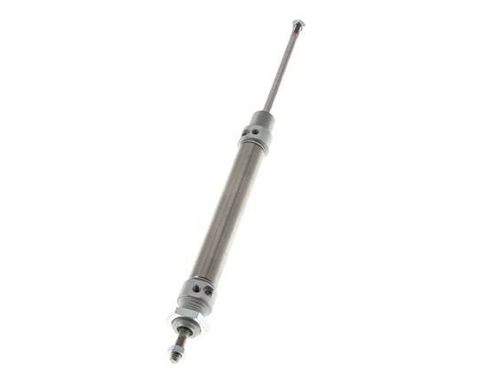 ISO 6432 Runder doppeltwirkender Zylinder 16-80mm - magnetisch - dämpfend - Außengewinde - Doppelstange