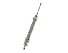 ISO 6432 Runder doppeltwirkender Zylinder 16-80mm - magnetisch - dämpfend - Außengewinde - Doppelstange