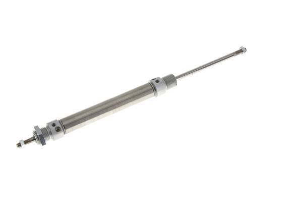 ISO 6432 Runder doppeltwirkender Zylinder 16-80mm - magnetisch - dämpfend - Außengewinde - Doppelstange