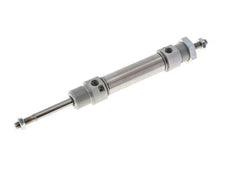 ISO 6432 Round Double Acting Cylinder 20-40mm - Magnetic - Damping - Male Threaded - Double Rod