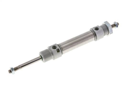 ISO 6432 Runder doppeltwirkender Zylinder 20-40mm - magnetisch - dämpfend - Außengewinde - Doppelstange