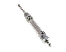 ISO 6432 Round Double Acting Cylinder 20-40mm - Magnetic - Damping - Male Threaded - Double Rod