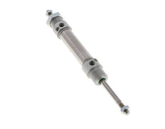ISO 6432 Runder doppeltwirkender Zylinder 20-40mm - magnetisch - dämpfend - Außengewinde - Doppelstange