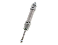 ISO 6432 Runder doppeltwirkender Zylinder 20-40mm - magnetisch - dämpfend - Außengewinde - Doppelstange