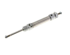 ISO 6432 Runder doppeltwirkender Zylinder 20-50mm - magnetisch - dämpfend - Außengewinde - Doppelstange