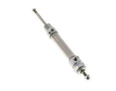 ISO 6432 Runder doppeltwirkender Zylinder 20-50mm - magnetisch - dämpfend - Außengewinde - Doppelstange