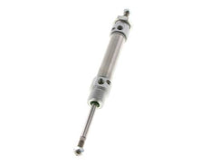 ISO 6432 Runder doppeltwirkender Zylinder 20-50mm - magnetisch - dämpfend - Außengewinde - Doppelstange