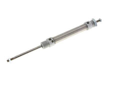 ISO 6432 Runder doppeltwirkender Zylinder 20-80mm - magnetisch - dämpfend - Außengewinde - Doppelstange