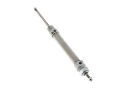 ISO 6432 Runder doppeltwirkender Zylinder 20-80mm - magnetisch - dämpfend - Außengewinde - Doppelstange