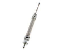 ISO 6432 Runder doppeltwirkender Zylinder 20-80mm - magnetisch - dämpfend - Außengewinde - Doppelstange
