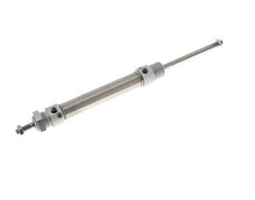 ISO 6432 Runder doppeltwirkender Zylinder 20-80mm - magnetisch - dämpfend - Außengewinde - Doppelstange