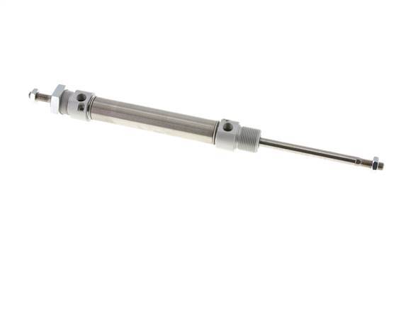 ISO 6432 Runder doppeltwirkender Zylinder 20-80mm - magnetisch - dämpfend - Außengewinde - Doppelstange