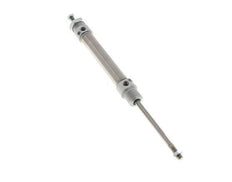 ISO 6432 Runder doppeltwirkender Zylinder 20-80mm - magnetisch - dämpfend - Außengewinde - Doppelstange