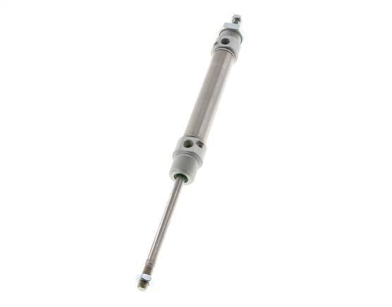 ISO 6432 Runder doppeltwirkender Zylinder 20-80mm - magnetisch - dämpfend - Außengewinde - Doppelstange