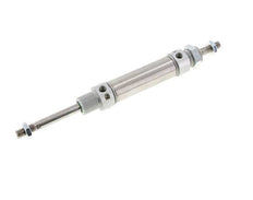 ISO 6432 Runder doppeltwirkender Zylinder 25-50mm - magnetisch - dämpfend - Außengewinde - Doppelstange