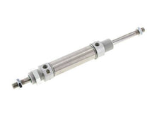 ISO 6432 Runder doppeltwirkender Zylinder 25-50mm - magnetisch - dämpfend - Außengewinde - Doppelstange
