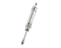ISO 6432 Runder doppeltwirkender Zylinder 25-50mm - magnetisch - dämpfend - Außengewinde - Doppelstange