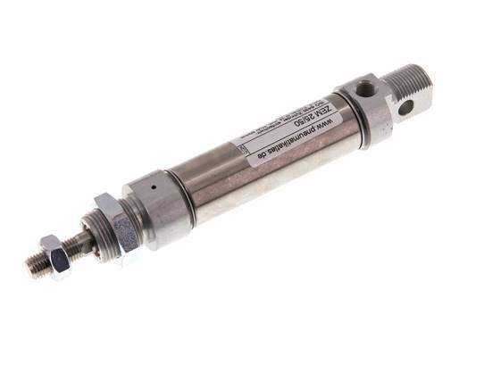 ISO 6432 Runder Einfachwirkender Zylinder 25-50mm - Magnetisch