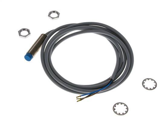 Induktiver Näherungsschalter 4mm M12x1 mit Kabel 2m