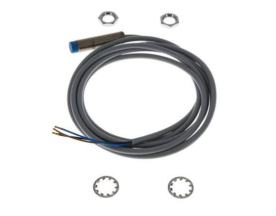 Induktiver Näherungsschalter 4mm M12x1 mit Kabel 2m