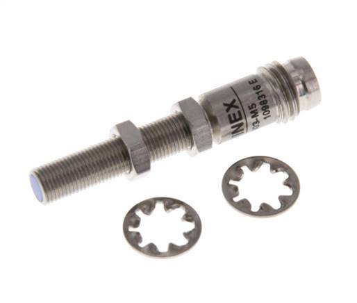 Induktiver Näherungsschalter 0,8mm M5x0,5 M8 (3-polig)