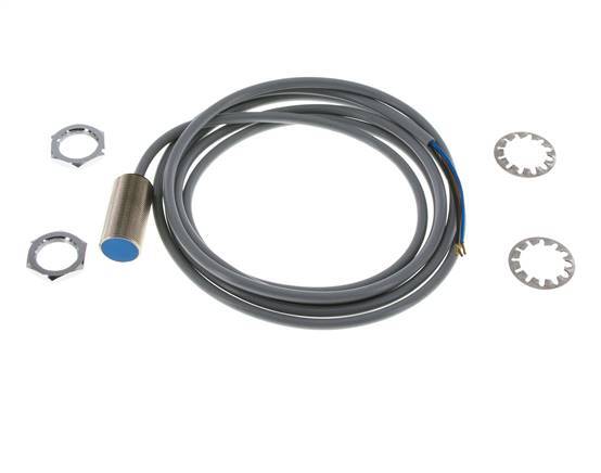 Induktiver Näherungsschalter 5mm M18x1 mit Kabel 2m