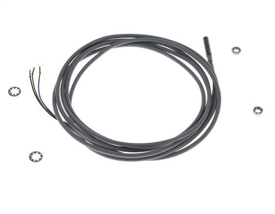 Induktiver Näherungsschalter 0,8mm M5x0,5 mit Kabel 2m