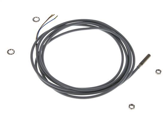 Induktiver Näherungsschalter 0,8mm M5x0,5 mit Kabel 2m