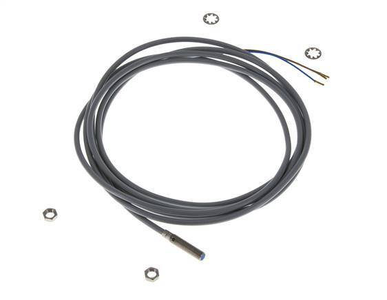 Induktiver Näherungsschalter 0,8mm M5x0,5 mit Kabel 2m