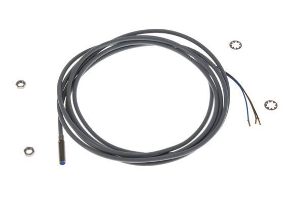 Induktiver Näherungsschalter 0,8mm M5x0,5 mit Kabel 2m