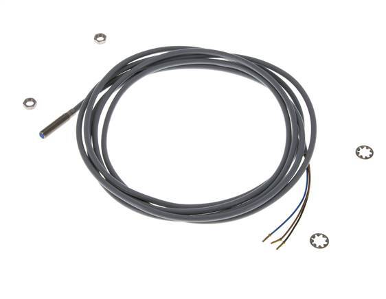 Induktiver Näherungsschalter 0,8mm M5x0,5 mit Kabel 2m