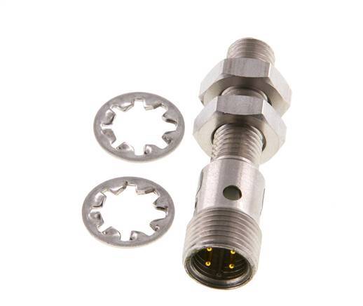 Induktiver Näherungsschalter 1,5 mm M8x1 M12 (4-polig)