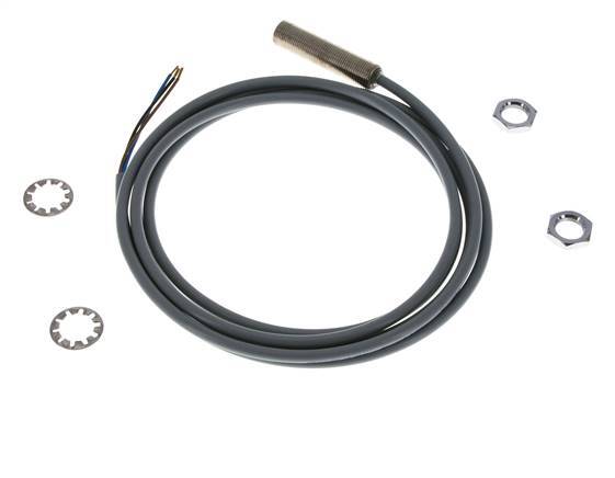 Induktiver Näherungsschalter 2mm M12x1 mit Kabel 2m