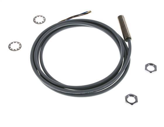 Induktiver Näherungsschalter 2mm M12x1 mit Kabel 2m
