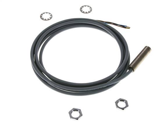 Induktiver Näherungsschalter 2mm M12x1 mit Kabel 2m