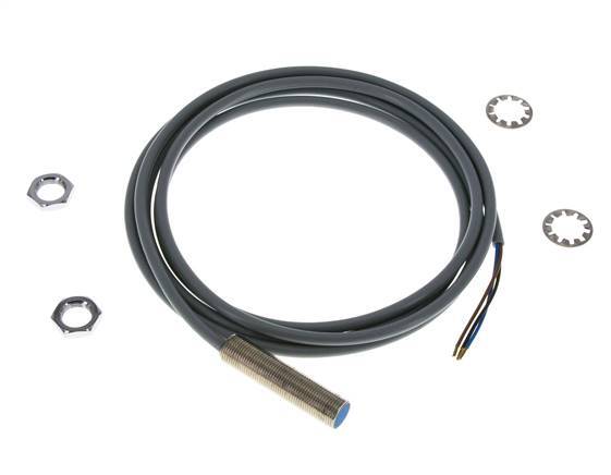Induktiver Näherungsschalter 2mm M12x1 mit Kabel 2m