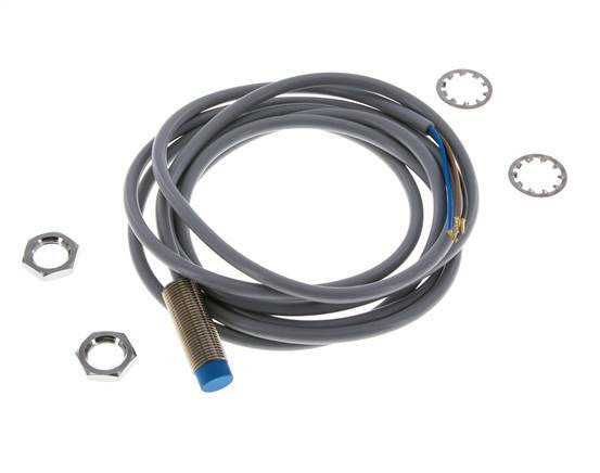 Induktiver Näherungsschalter 4mm M12x1 mit Kabel 2m