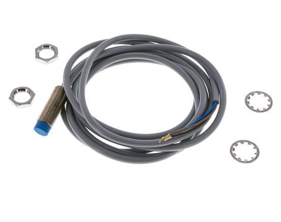 Induktiver Näherungsschalter 4mm M12x1 mit Kabel 2m