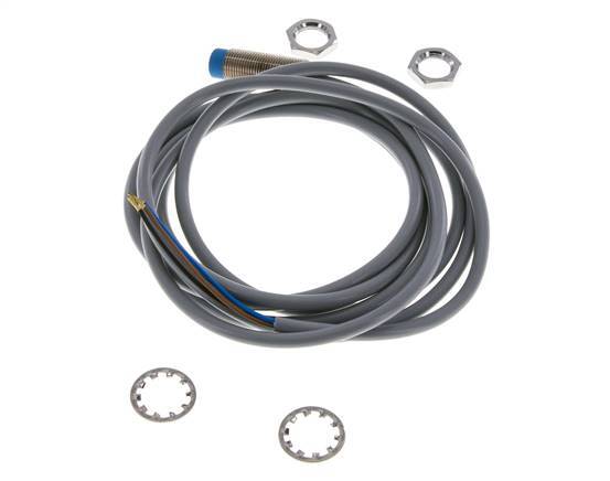 Induktiver Näherungsschalter 4mm M12x1 mit Kabel 2m
