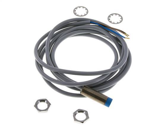 Induktiver Näherungsschalter 4mm M12x1 mit Kabel 2m