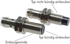Induktiver Näherungsschalter 8mm M12x1 mit Kabel 2m