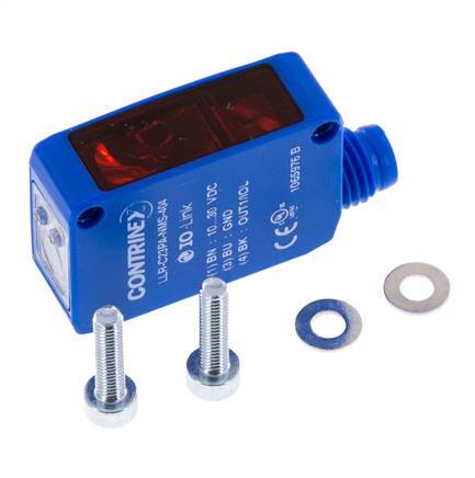 Einweg-Lichtschranken-Empfänger 0-30000 mm M8 3-polig