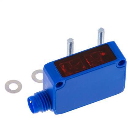 Reflexions-Lichtschranke mit Hintergrundausblendung 10-300 mm M8 3-polig