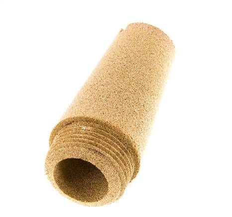 G3/4'' Sinterbronze Druckluft Schalldämpfer Schraubenschlitz