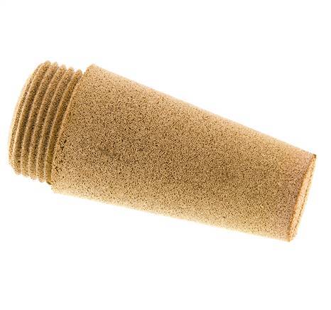 G3/4'' Sinterbronze Druckluft Schalldämpfer Schraubenschlitz