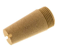 G1'' Sinterbronze Druckluft Schalldämpfer Schraubenschlitz