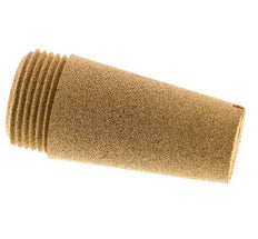 G1'' Sinterbronze Druckluft Schalldämpfer Schraubenschlitz