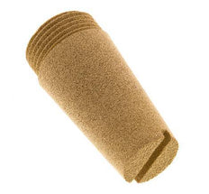 G1'' Sinterbronze Druckluft Schalldämpfer Schraubenschlitz
