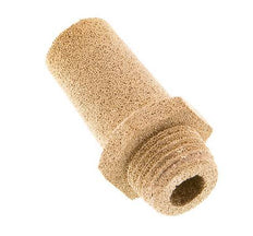 G1/4'' Sinterbronze Druckluft Schalldämpfer Sechskantverschraubung [2 Stück]